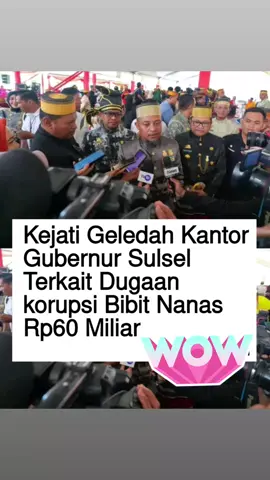 Penyidik Tindak Pidana Khusus (Pidsus) Kejaksaan Tinggi Sulawesi Selatan menggeledah kantor Gubernur Sulawesi Selatan, Jalan Urip Sumoharjo, Kota Makassar, Kamis (20/11/2025). Penggeledahan dilakukaan terkait dugaan korupsi proyek hortikultura pengadaan bibit nanas senilai Rp60 miliar pada tahun anggaran 2024. Selain itu, penggeledahan juga dilakukan di sejumlah ruangan lingkup Badan Keuangan dan Aset Daerah (BKAD) Pemprov Sulsel. Berdasarkan pantauan, pemeriksaan berlangsung sekitar pukul 15.45 Wita dan dikawal ketat personel Pomdam XIV/Hasanuddin. Ruang Kepala BKAD Sulsel, Reza Faisal Saleh, menjadi salah satu titik yang diperiksa intensif. 