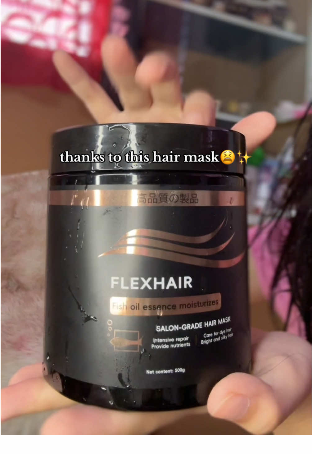 Transform your dry, damaged hair into silky, salon-smooth strands in just one use with FlexHair Hair Mask🤩 #fyp 