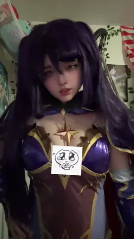 #mona || stickers so TT won’t take downnn . . #cosplaygirl #GenshinImpact #genshin #fyp 