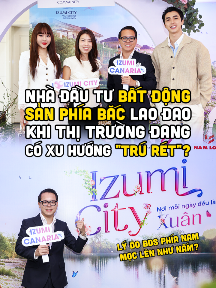 Thị trường bất động sản phía Bắc bước vào giai đoạn “trú rét”, nhiều nhà đầu tư nhạy bén đang theo dòng Nam tiến! Những xu hướng nổi bật và hướng đi sáng sẽ được phân tích rõ ràng tại sự kiện bất động sản do Nam Long Group và Batdongsan tổ chức. Sẵn sàng đón bắt cơ hội bứt phá! #LearnOnTikTok #vtmgr #duongmanhkien #knetwork #harrykien #batdongsan #namlonggroup #izumicity #izumicanaria