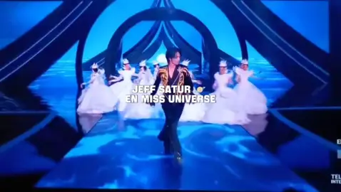Jeff Satur 🪐  en miss universe. Mucha emoción😊🤗 #jeffsatur #jeffsaturedit #jeffsaturkinnporshe #bldramas #missuniversethailand