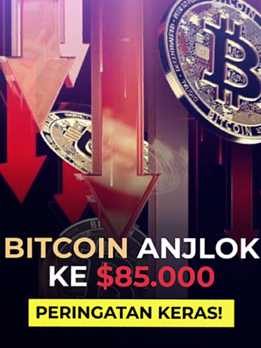 PERINGATAN KERAS! BTC ANJLOK $85.000 #NEWSCRYPTO #BITCOIN #INVESTMENT #TRADERS #SARJANATRADERS