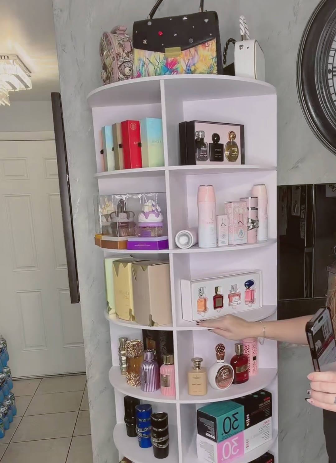 360° 7 Tier Rotating Shoe Rack 