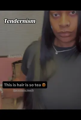 This hair so tendernism… soft, silky, and sitting just right 😮‍💨✨ Preston’s Touch 24” Supreme Straight never disappoints. If the SUPREME is this tea 😮‍💨☕️ … just wait til you tap into the RAW #Tendernism #HairInfluencer #Hai#HairTokn#BundleDealxuryBundles 