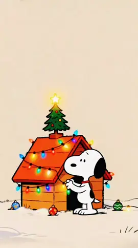 #peanut #snoopylover #snoopylover #navidad🎄🎀  Snoopy le encanta adornar su casa 😃