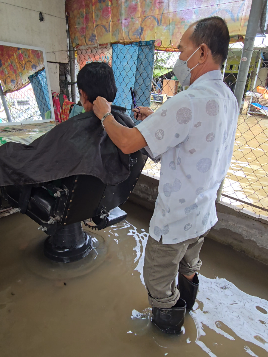 Nước ngập nhưng tóc vẫn dài #xuhuong  #xuhuongtiktok 