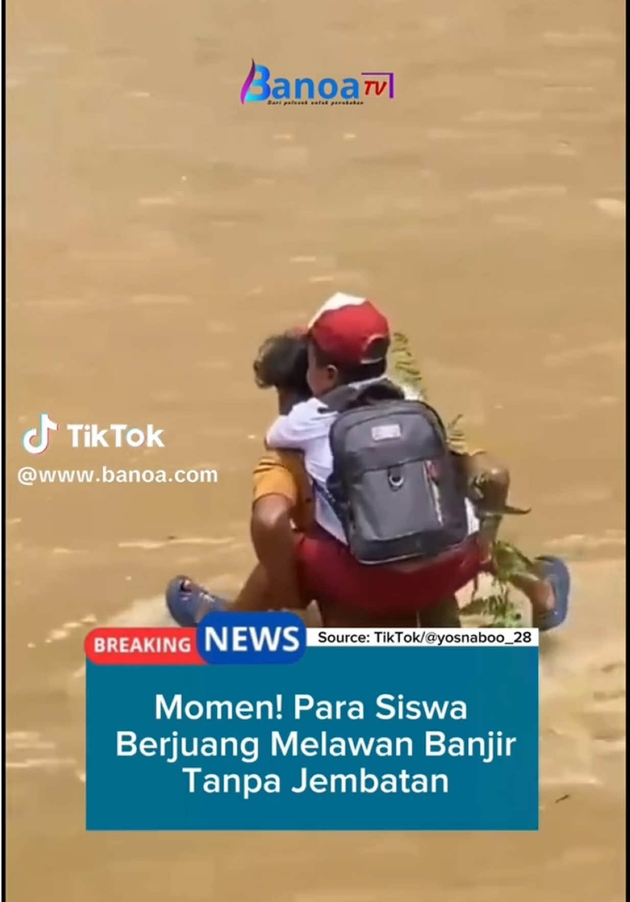 Adek2 … Maaf ya selama ini nyebarang ke  skolahnya basah 🥺🥺 - Ibu akan bangunkan jembatan gantung di bulan Desember ini bersama Kakak2 Vertikal Rescue Indonesia .. Mudah2 an akhir January 2026 ke Skolahnya sudah ngga pakai basah lagi … Kirim peluk jauh - nanti ibu ke sana jumpa kalian ketika jembatan gantungnya sudah jadi ya .. Isi Form ini http://bit.ly/JembatanSekolah - utk daerah di Malut yang mengalami kendala sama - akan kita bangun jembatan gantung juga ..  #gubsherly #malukuutara 