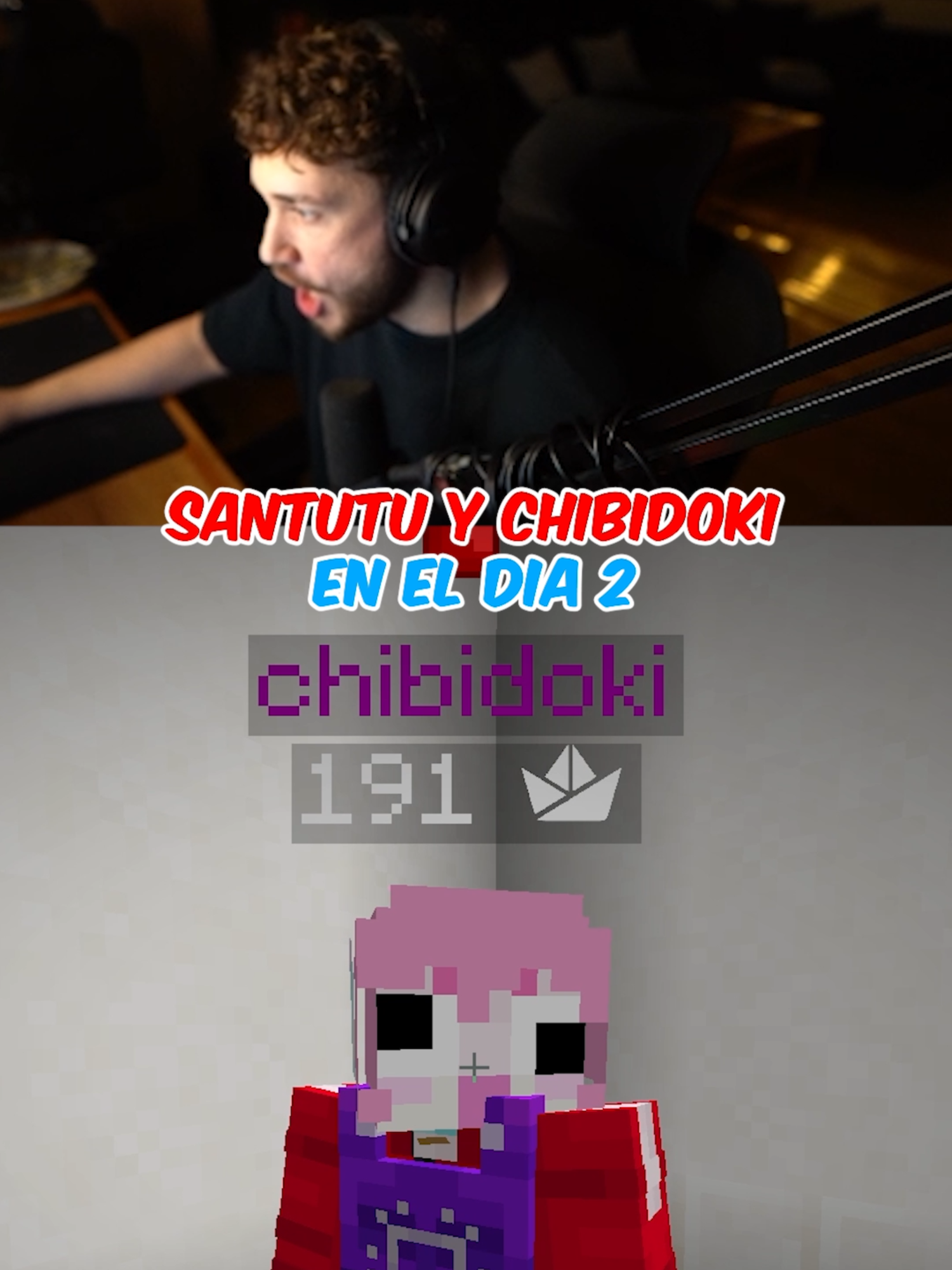 SANTUTU Y CHIBIDOKI SQUIDCRAFT 4 #santutu #chibidoki #squidcraftgames4 #squidcraftgames #squidcraft #clips