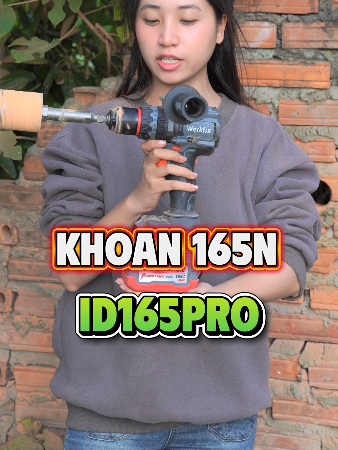 Tìm đâu ra 1 con máy khoan vừa khoẻ, vừa nhỏ gọn, vừa đa năng như thế này ạ. Mã máy khoan ID165PRO ae nhá #khoan #rutloi #khoanpin #3chucnang #boshun#Workfix