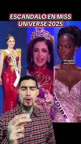 🚨ESCANDALO Fuertes críticas a la nueva Miss Universe 2025 Fátima Bosch de México, el público comenta que hubo fraude y que la ganadora debió ser Cote Divoire o Venezuela. Además, Javier Ceriani revela información fuerte sobre Raúl Rocha y el padre de Fátima Bosch.  #fyp #missuniverse2025 #missuniverse #missgrandinternational #misscosmo 