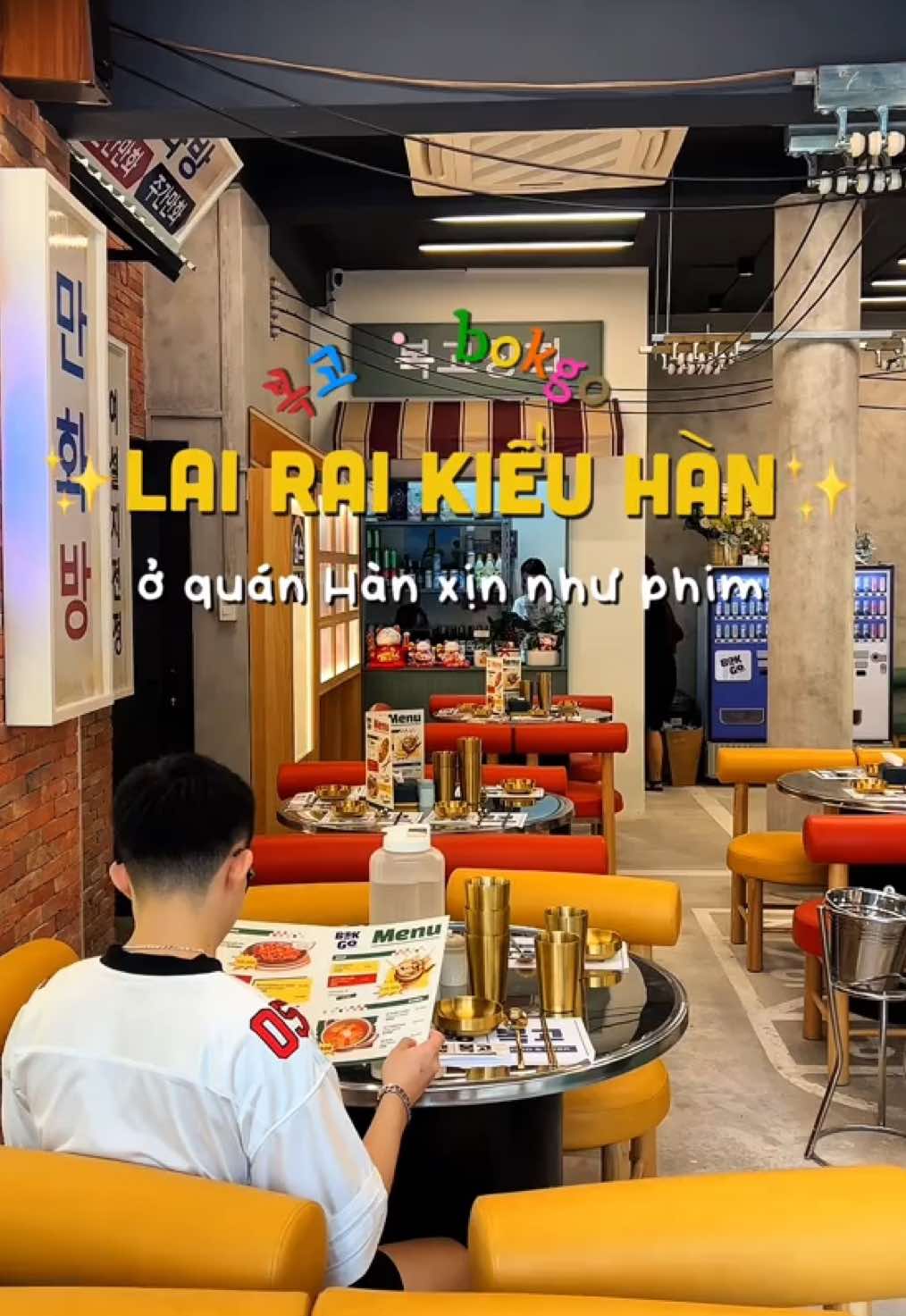 Tiệm ăn Hàn Quốc siu ngon giống phim Hàn ít người biết ở Sài Gòn ✨😚 #bbq #koreanfood #friedchicken #ancungtiktok #dianthoi 