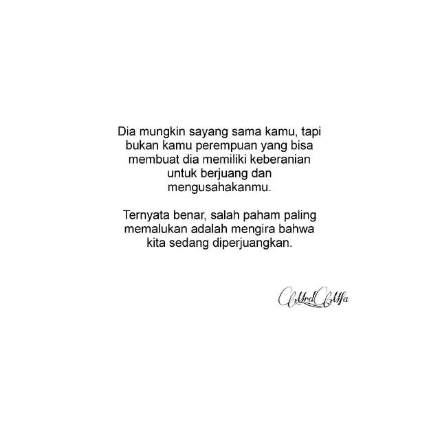 ternyata aku salah paham..