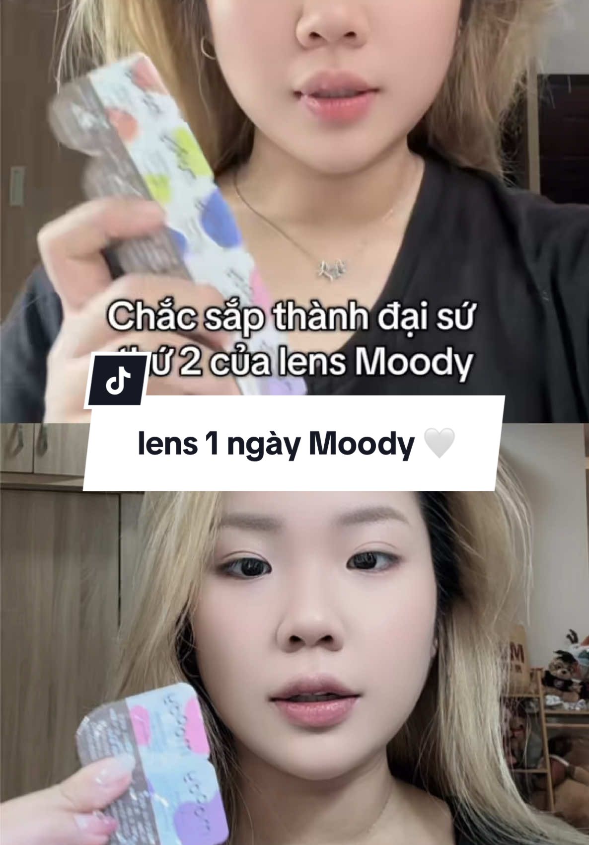 #duet cùng @rosiebabie #GocLamDep lens 1 ngày Moody 🤍✨ #BeautyTok #makeup #review 