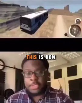 How Bro Survive😭 #crash #bus #survive #hill #falling 