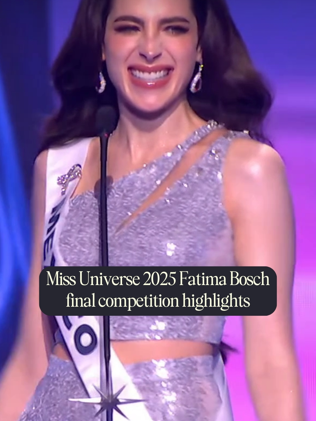 BOW DOWN 👑 Congratulations to the new crowned queen, Miss Universe 2025 Fatima Bosch! #EntertainmentNewsPH #missuniverse2025 #missuniverse