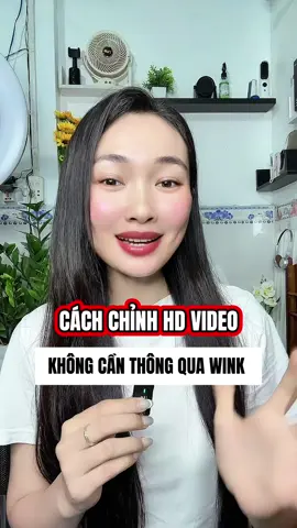 Cách chỉnh nét video lên HD #nguyenthikieunga #ttlk #edit #viral #hd 