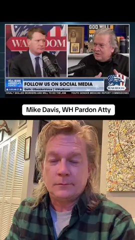 #duet with @WarRoom Mike Davis, WH Pardon Attorney