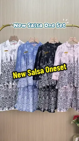 Newwww Salsa One Set😍🥰 Yang ditunggu tunggu HADIR lagi yaaah bun si Salsa One set dengan warna dan motif baruu😙😚 ga kalah gemeess pokoknya kalo dipakai auto bikin sikecil makin cantik maksimal😚 BURUAN sebelum kehabisan lagiii #outfitanak #ootdanak #onesetanak #onesetkekinian 