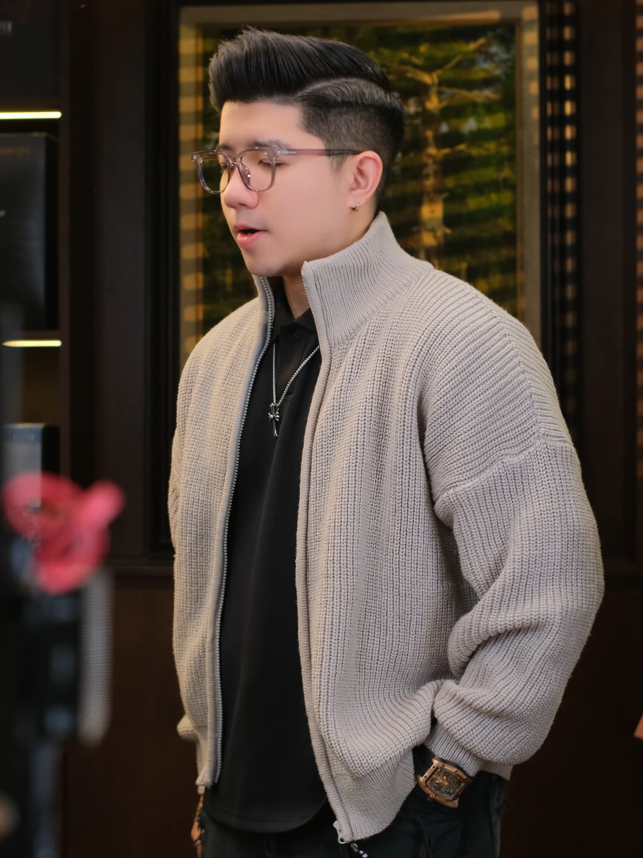 Áo khoác len lông cừu dệt kim dày dặn #minhcuan #thoitrangnam #xuhuong #aokhoac #aolen #aoni #aothundaitay #aodaitay #cardigan