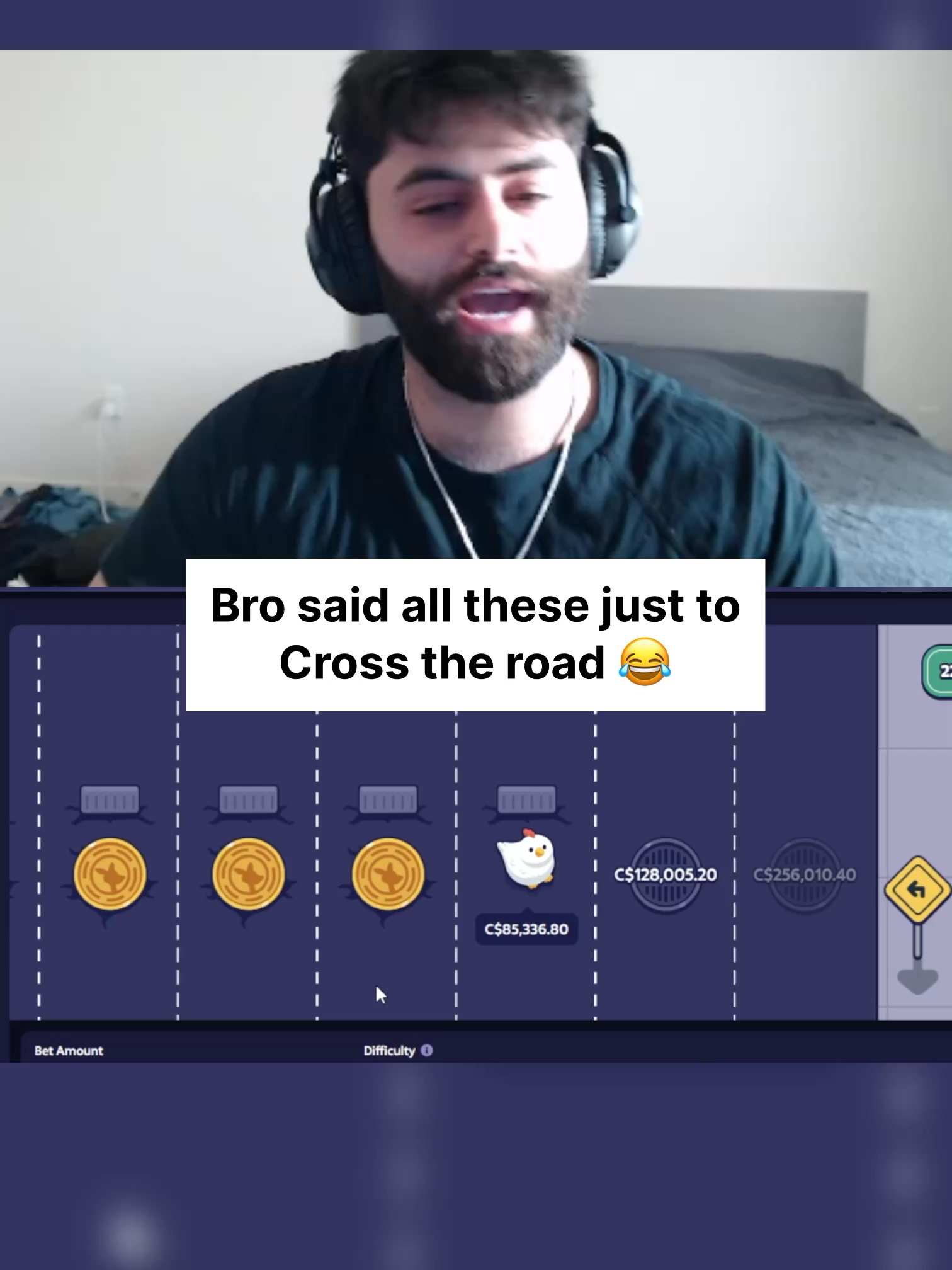 @yassuo said this just to cross the road 😂 ##kickstreaming