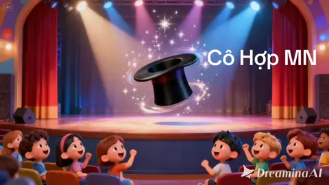 Ảo thuật xuất hiện ra nhân vật truyện bác gấu đen và 2 chú thỏ