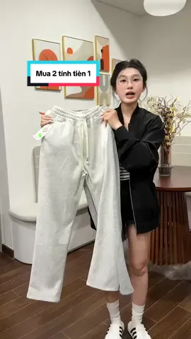 Lười mix đồ vẫn xinh, quần nỉ phối với gì cũng hợp 😌 #ngocanhchibi #ngocanhoi #quannu #quannuidong #thoitrangnu   