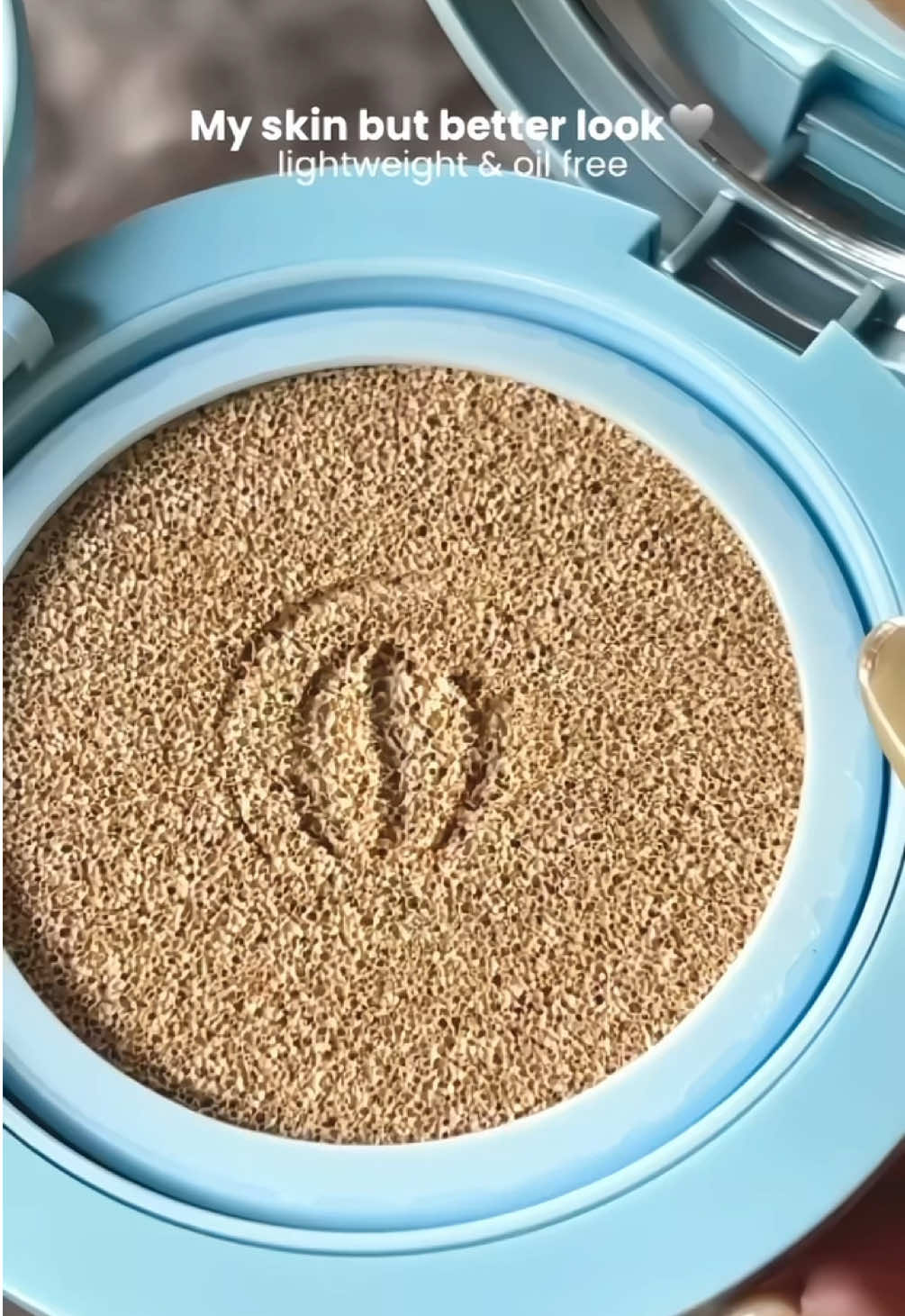 my skin but better look🩵 #YOUCushion #YOUCaffeineCushion #YOU100XSuperCushion #100XSuperStayMatteCushion #CushionKopi