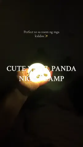 Cute panda night lamp that your kids will loved.✨ #nightlamp #pandanightlamp #cellcoinbatteryoperated #cartoonnightlamp #pandavinylnightlamp 