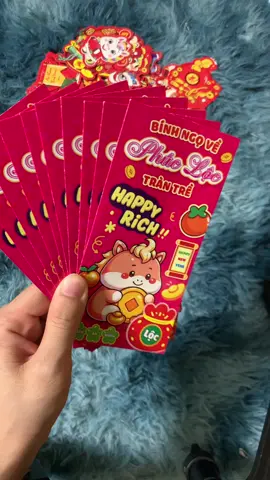 Bao lì xì nhìn thôi cũng thấy không khí Tết. Set nhiều mẫu – màu đẹp  @Tết cùng Hiền ❤️ #xuhuong #viral #tet2026 #baolixi #trangtritet 