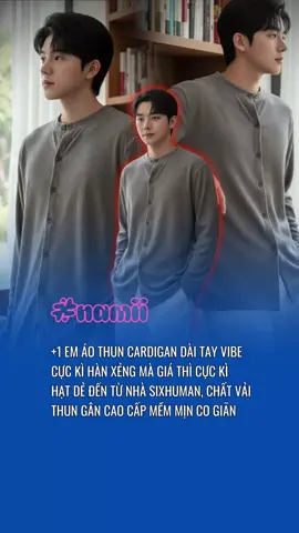 Áo thun gân cardigan #xuhuong #OOTD #outfit #fyp 