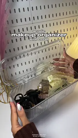 Acrylic Makeup Organizer #acrylicmakeuporganizer #makeuporganizer #acrylicorganizer #storage 