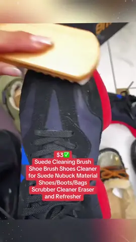 $3✅ Suede Cleaning Brush Shoe Brush Shoes Cleaner for Suede Nubuck Material Shoes/Boots/Bags Scrubber Cleaner Eraser and Refresher
