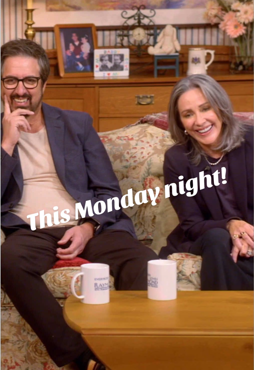 This Monday night on CBS…join us for a trip down memory lane! #everybodylovesraymond #reunion #patriciaheaton #rayromano 