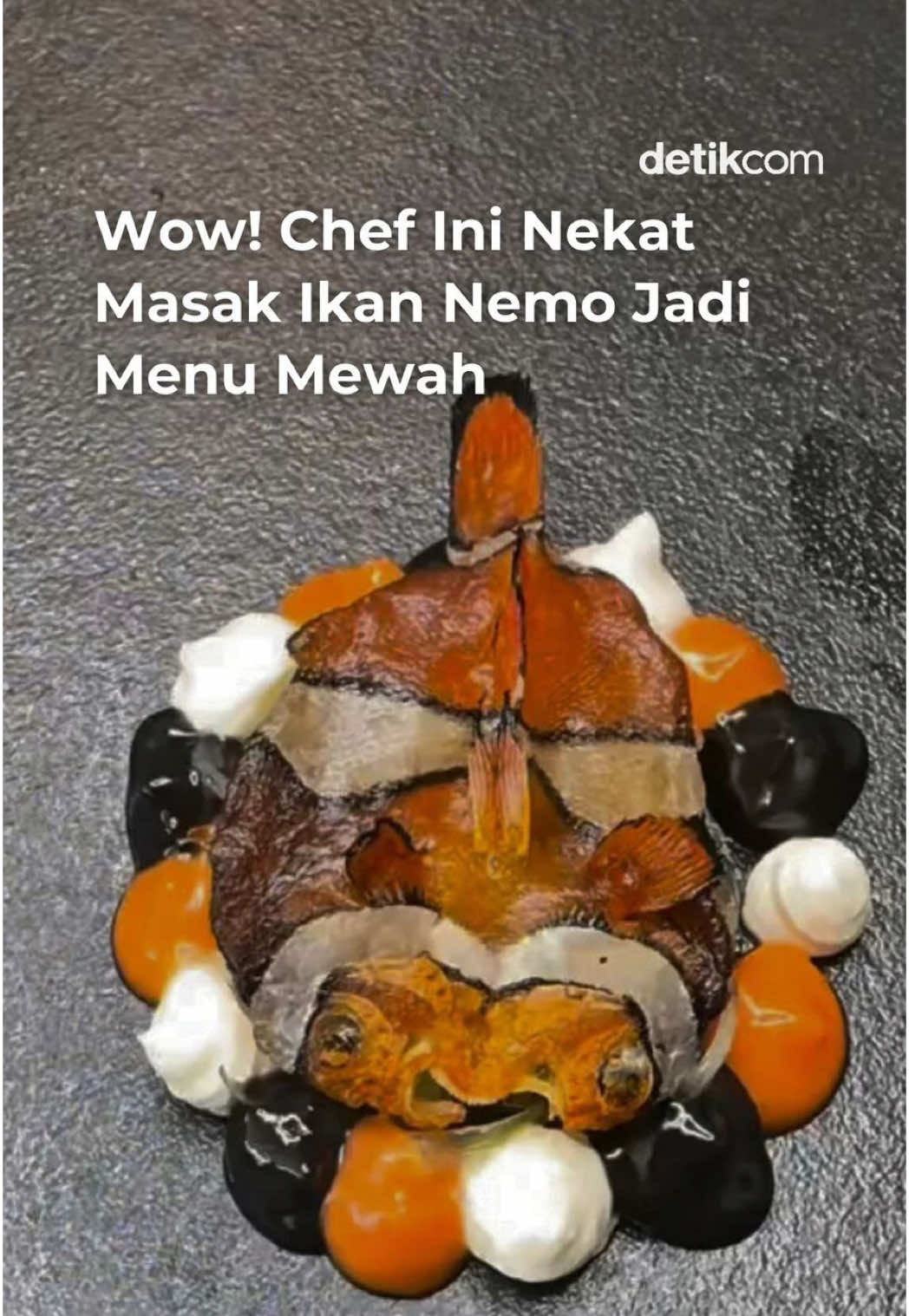 Chef Andrej tak berkomentar banyak tentang rasa ikan badutnya. Namun Video yang telah dilihat lebih dari 11,8 juta kali disoroti netizen yang terheran-heran. 