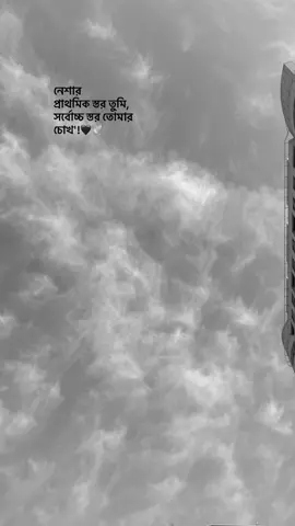 নেশার  প্রাথমিক স্তর তুমি, সর্বোচ্চ স্তর তোমার  চোখ'!🖤🕊 #foryou #vairal #fry #bdtiktokofficial #unfrezzmyaccount 