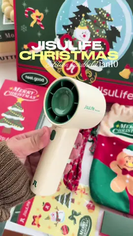 Christmas gift reco!!! This is your sign to grab this @Jisulife-PH Handheld Fan Life10 Christmas Edition! 💚🎄💫 #jisulifehandheldfanlife10  #jisulifeminifan #jisulifechristmasedition #christmasgiftideas #christmasgift 