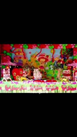 nos menininha qie tivemos festa de 1 ano da moranguinho🍓 #moranguinho #viral #fyppppppppppppppppppppppp #festa 