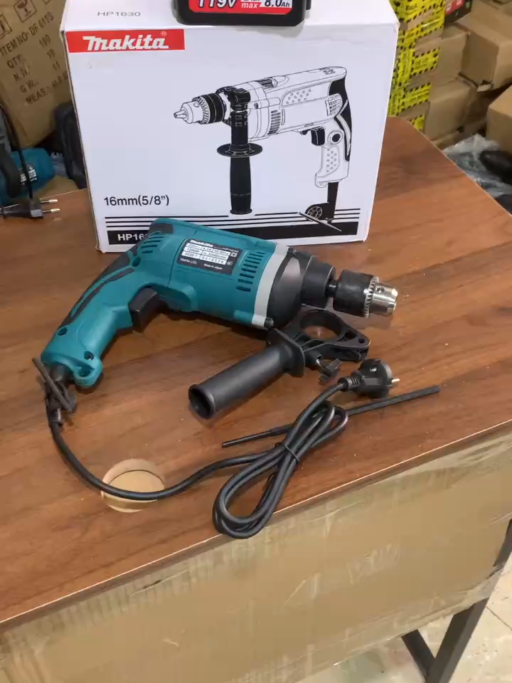 Máy khoan điện makita 13mm công suất 1200W điện áp 220V , máy khoan bê tông makita lõi đồng 13re HP1630 bảo hành 12 tháng #maykhoanbetongmakita #khoanhp1630 #khoandienmakita1200W #xuhuong2025 #thietbixaydung #tongkhotphcm0