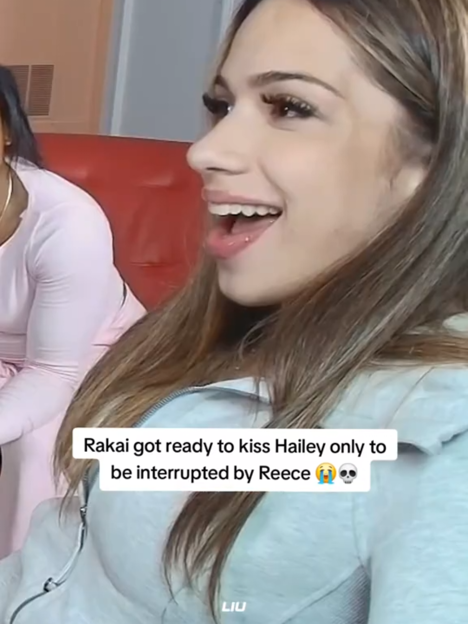 Rakai got ready to kiss Hailey only to be interrupted by Reece 😭💀 #rakai 