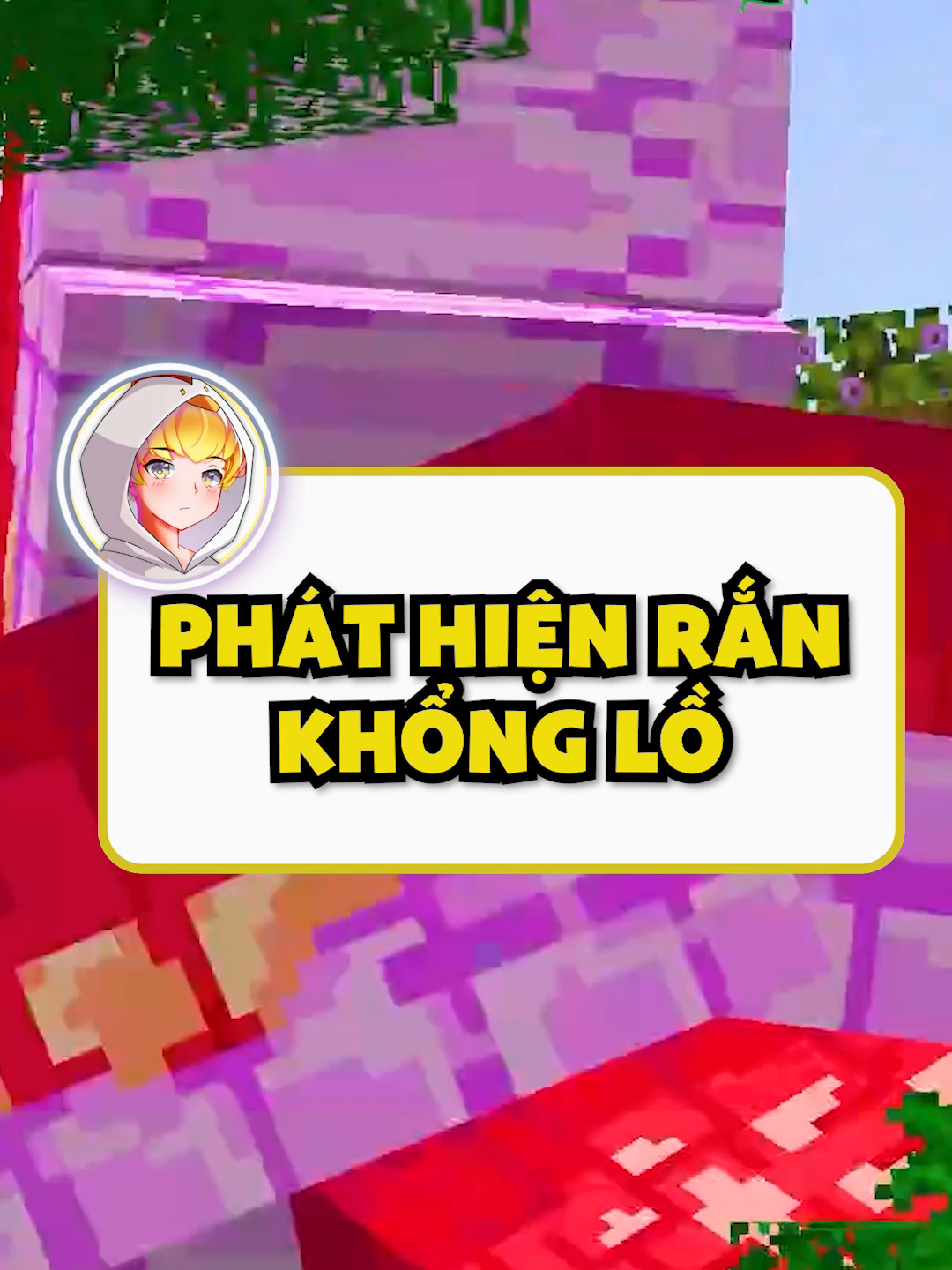 Tô Gà Phát Hiện Con Rắn Siêu Dài Trong Minecraft! #kydstudio #GamingOnTikTok #Minecraft #WhatToPlay