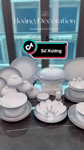 Bộ Bát Sứ Xương Cao Cấp #hoangdecortion #đồdùngnhàbếp #giadungthongminh #hoàng_chuyên_đồ_về_nhà_mới #đồ_dùng_nhà_bếp_cao_cấp 
