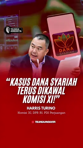 Harris Turino menegaskan bahwa proses penyelesaian kasus Dana Syariah terus dikawal Komisi XI DPR RI. Transparansi, kepastian, dan pengembalian dana nasabah menjadi prioritas utama. @Harris Turino  #harristurino #kasus #dprripdiperjuangan #danasyariahindonesia #kemenkeu 