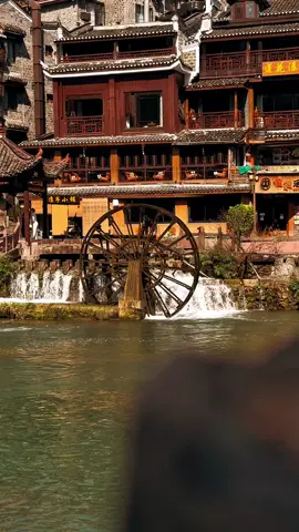 The timeless beauty of Fenghuang Ancient Town in China 🐦‍🔥  #china #fenghuang #ancienttown #travel 