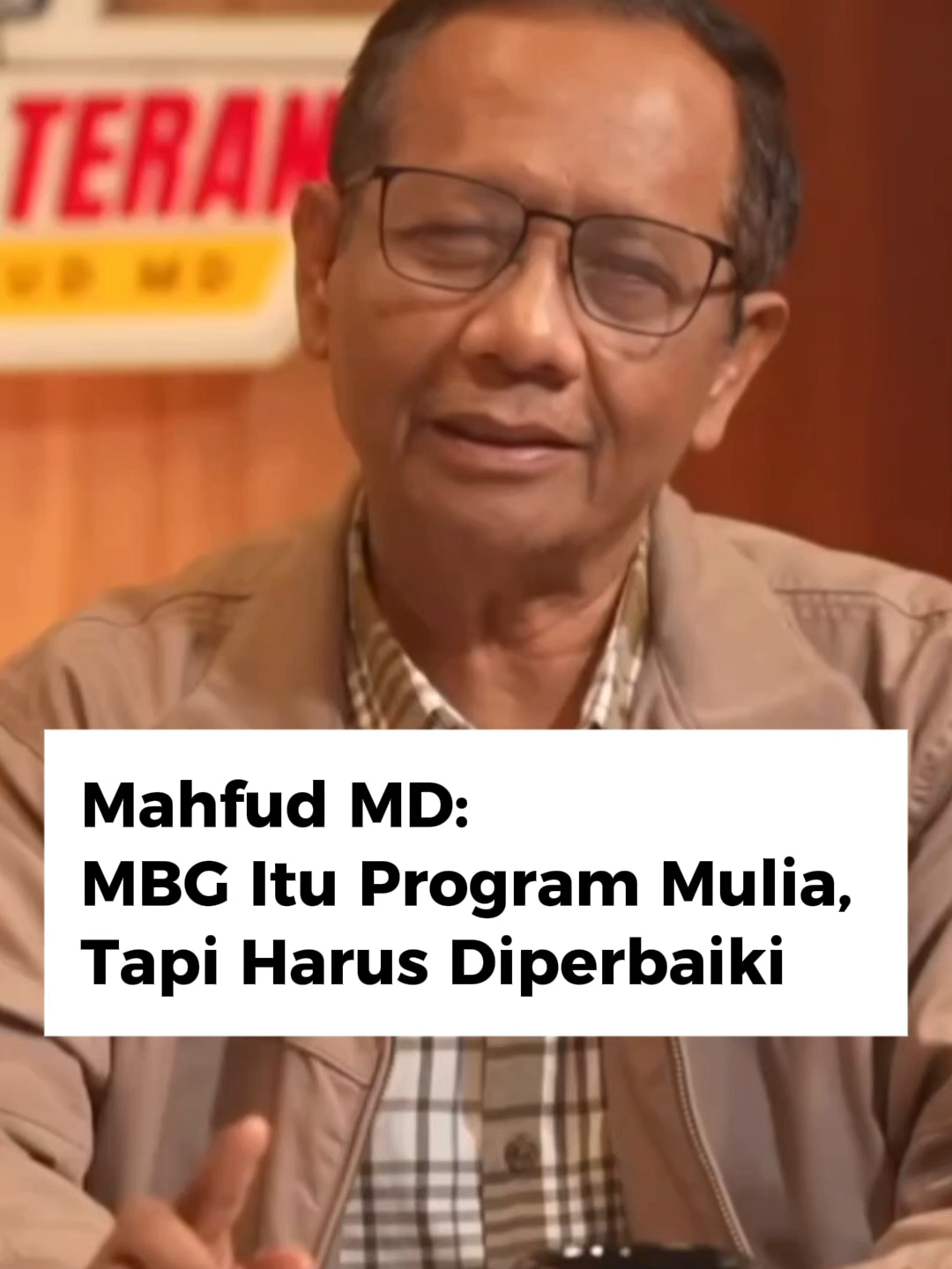 Mahfud MD: MBG itu program mulia, tapi harus diperbaiki #makanbergizigratis #mahfudmd #bgn#prabowo #fyppppppppppppppppppppppp