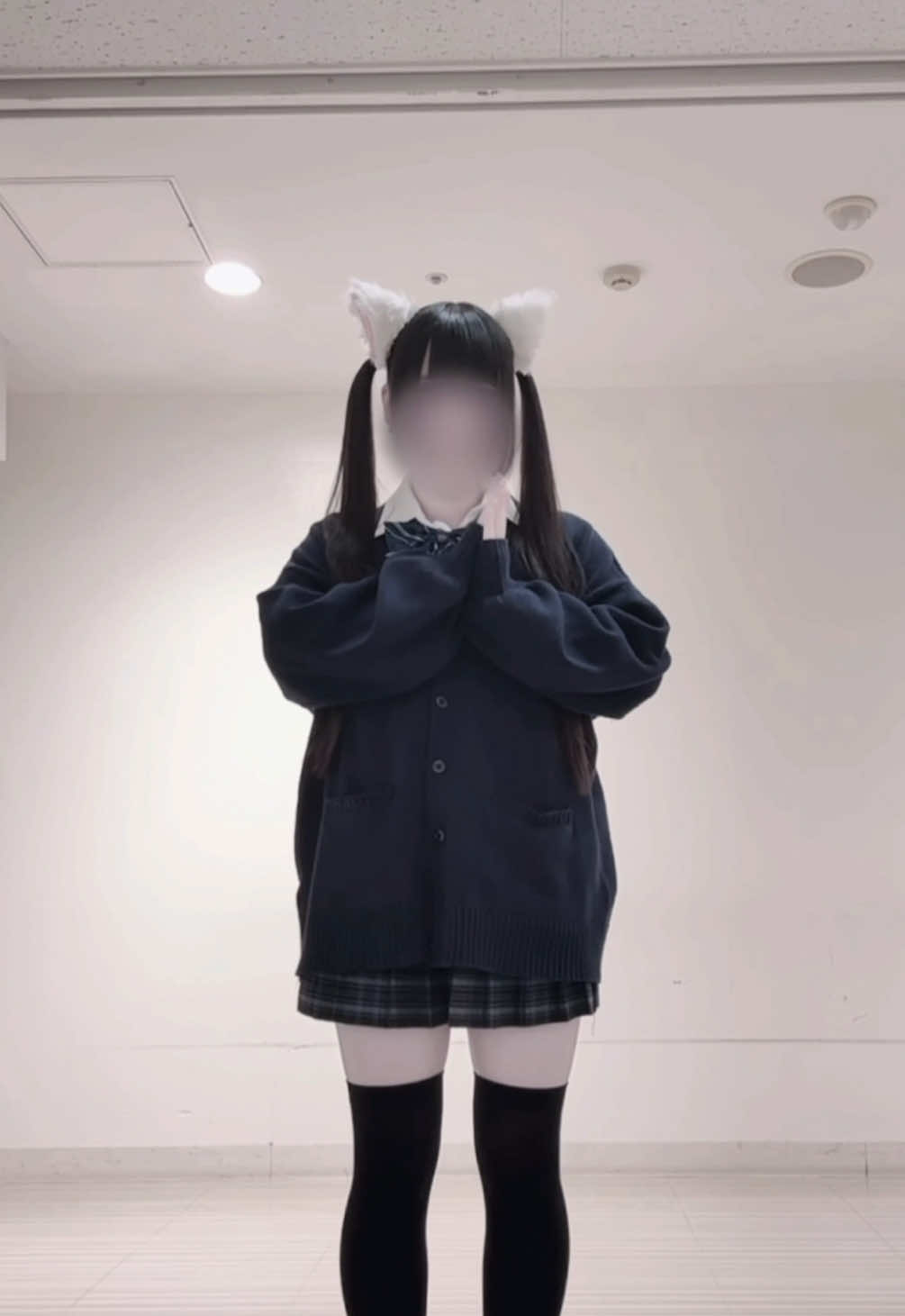 文化祭これで巡回するの恥ずかしかったからプリとtiktok撮る時だけつけた#量産型#地雷#07#fyp#fypシ 