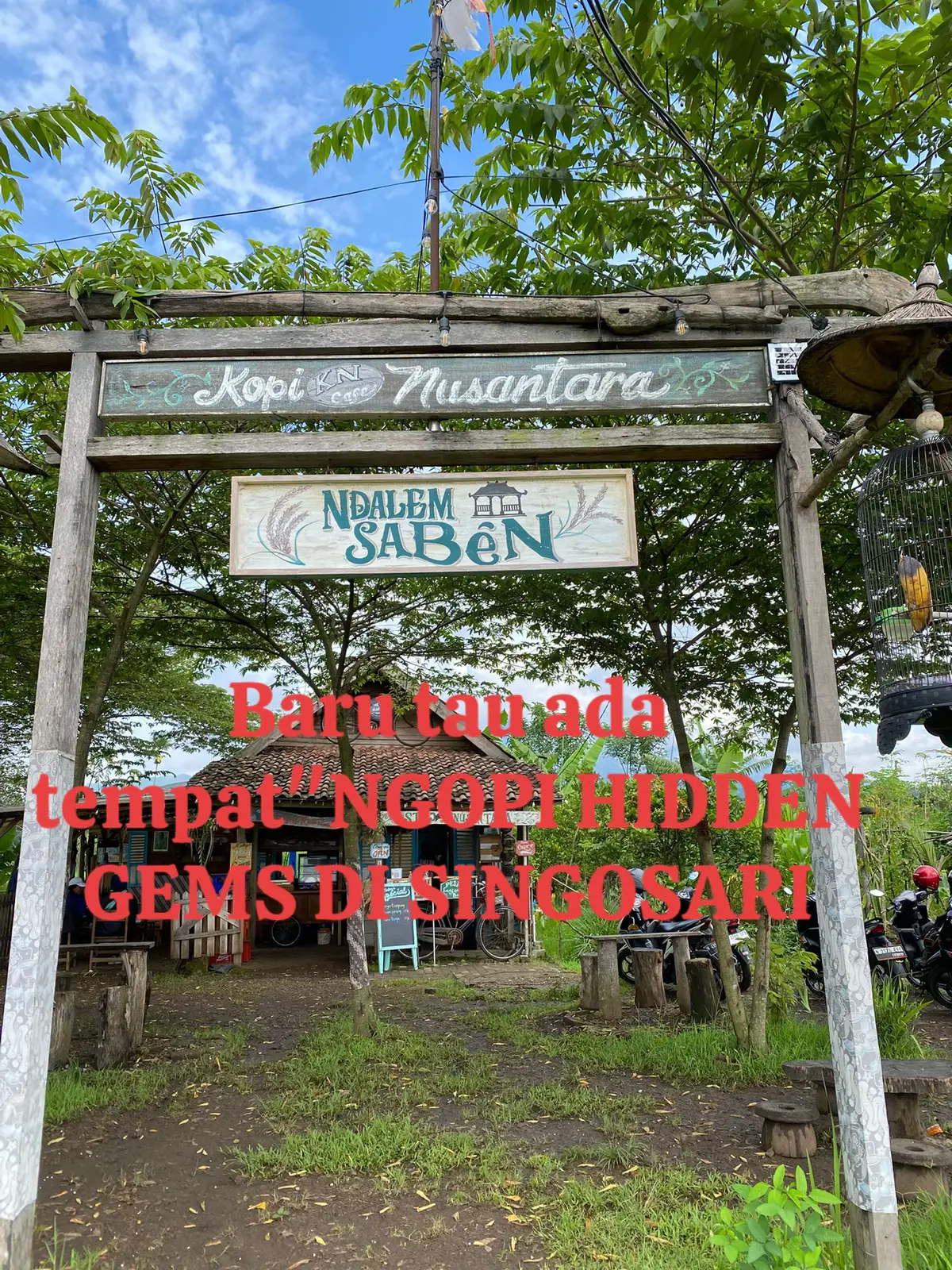Baru tau ada tempat ngopi hidden gems di singosari  