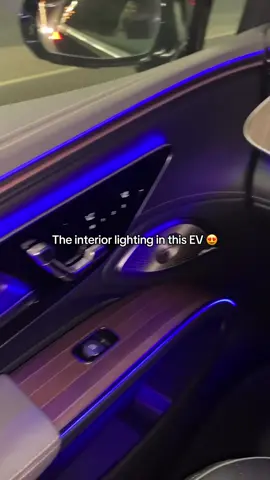 The interior lighting in this EV... This is what true electric luxury looks like. The Mercedes EQS offers interior lighting that turns every journey into an experience, not just a drive.  With Christmas just around the corner, our EVs are booking up quickly.  Head to our website to secure your hire before the fleet is fully reserved.  #mercedes #eqs #carhire #carfeatures #interiorlighting 