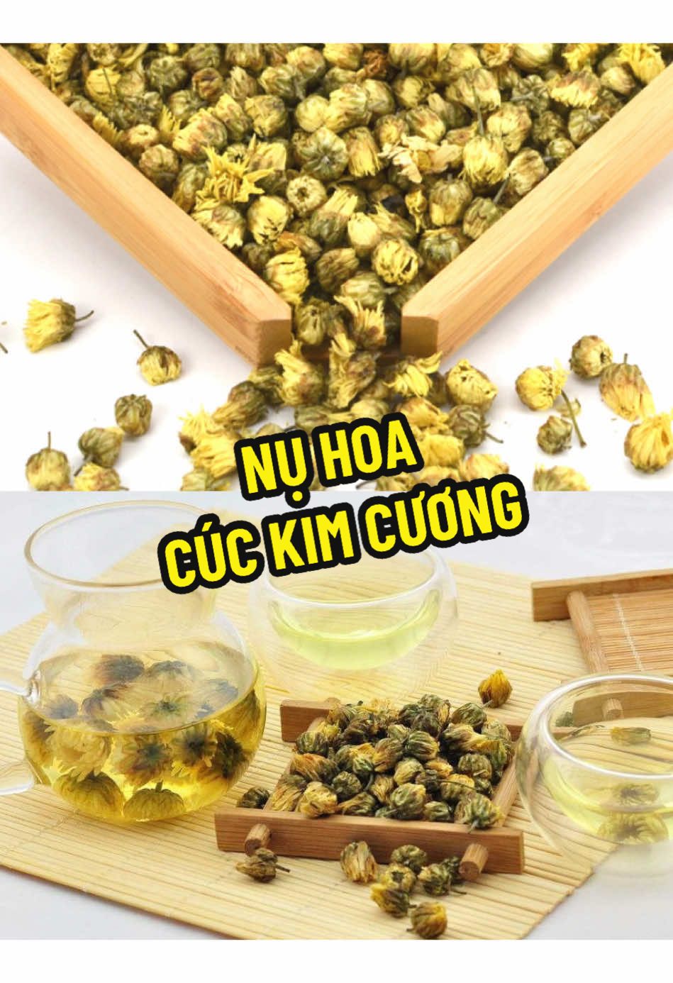 Nụ hoa cúc kim cương 🌼 trà hoa tự nhiên, thơm dịu nhẹ, giúp thư giãn và tốt cho sức khoẻ 🍵 #cuckimcuong #hoacuc #trathaomoc #fyp #xh 