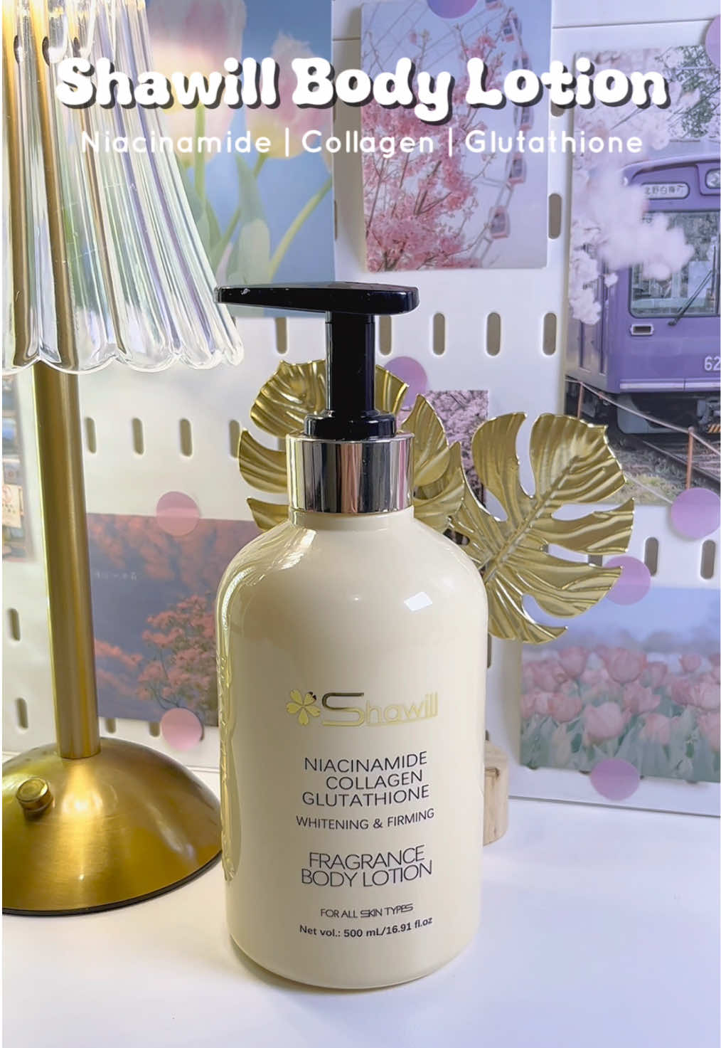 Maganda talaga tong lotion ni shawill dahil may niacinamide na meron pang collagen at glutathione 😍  #shawill #shawilllotion #whiteninglotion #lotion #fyp 