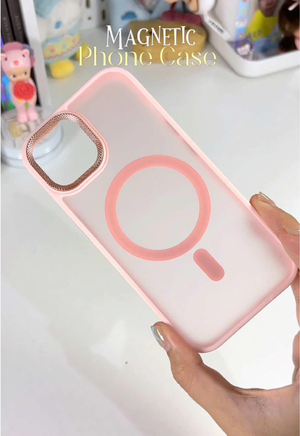 เคสแม่เหล็กไอโฟนงานสวย ขอบเคสไม่แข็ง ⭐️ #เคสโทรศัพท์ 